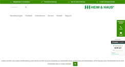 Desktop Screenshot of heimhaus.de