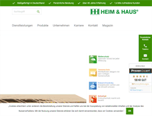 Tablet Screenshot of heimhaus.de